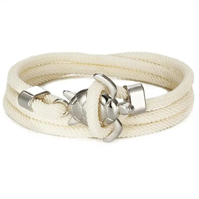 Bracciale fatto a mano con tartaruga marina